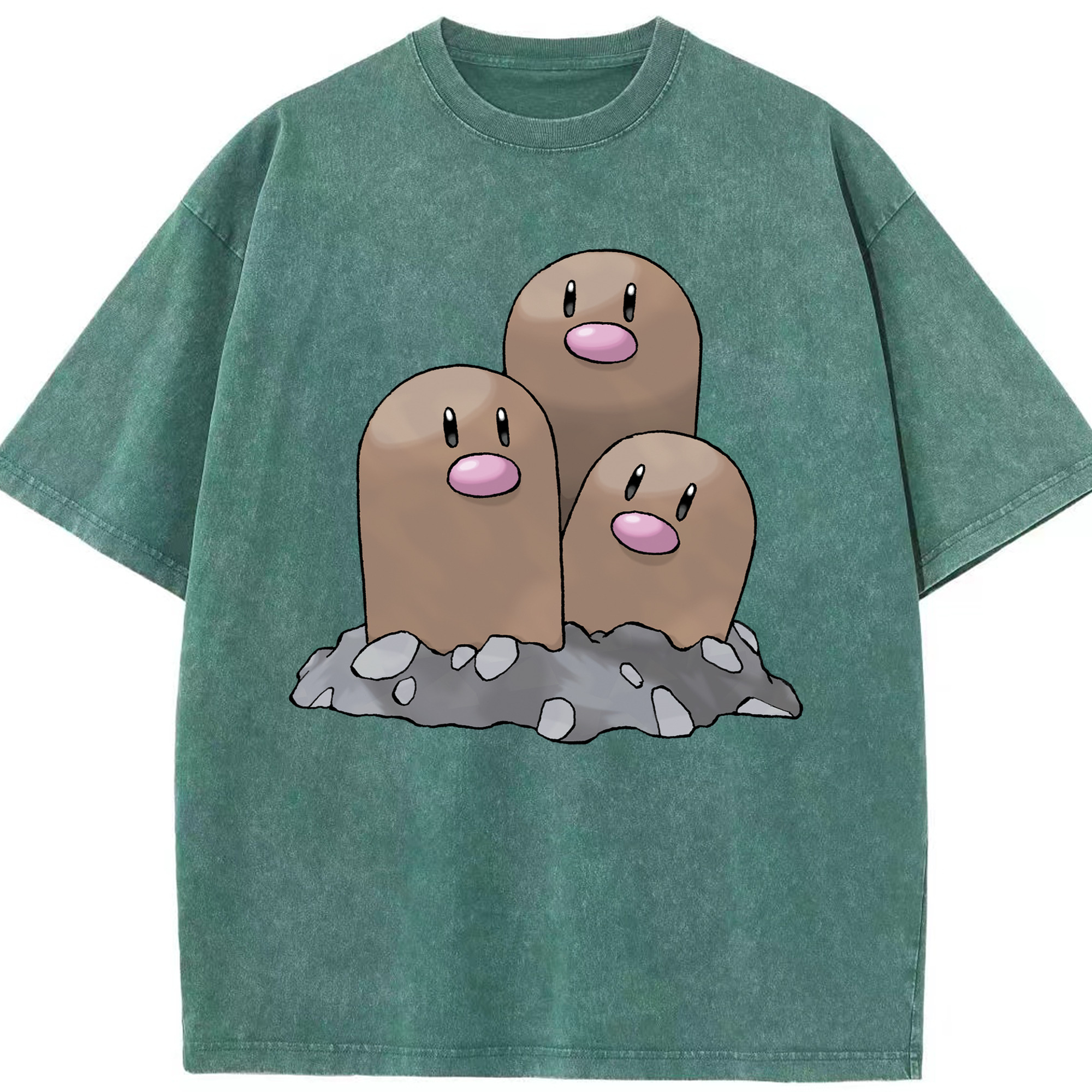 （画像用） ポケットモンスター Pokémon 綿100% ヴィンテージ風 半袖Tシャツ（フロントプリント）